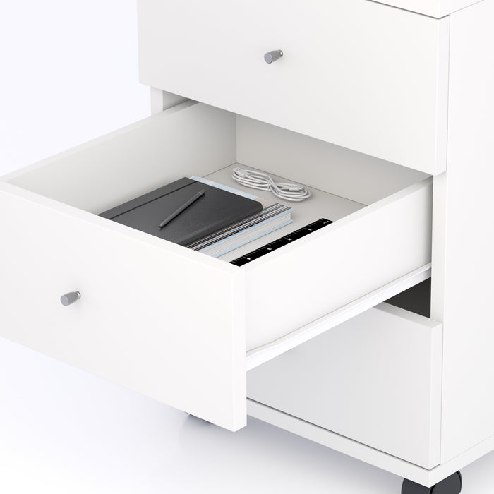 Clara Drawer unit on castors, Matt White