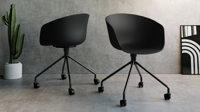 Clara office swivel chair, Black
