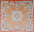 Clearance | Versace Le Grand Orange Cotton Velvet Panel 140 × 140 cm