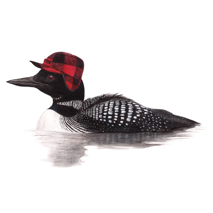 Common Loon with Flap Cap
