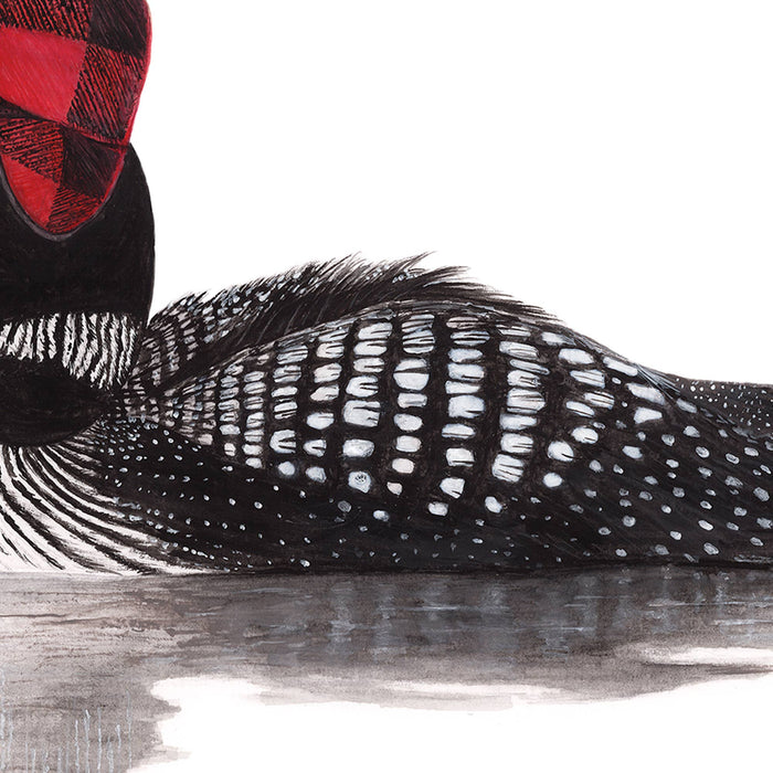 Common Loon with Flap Cap