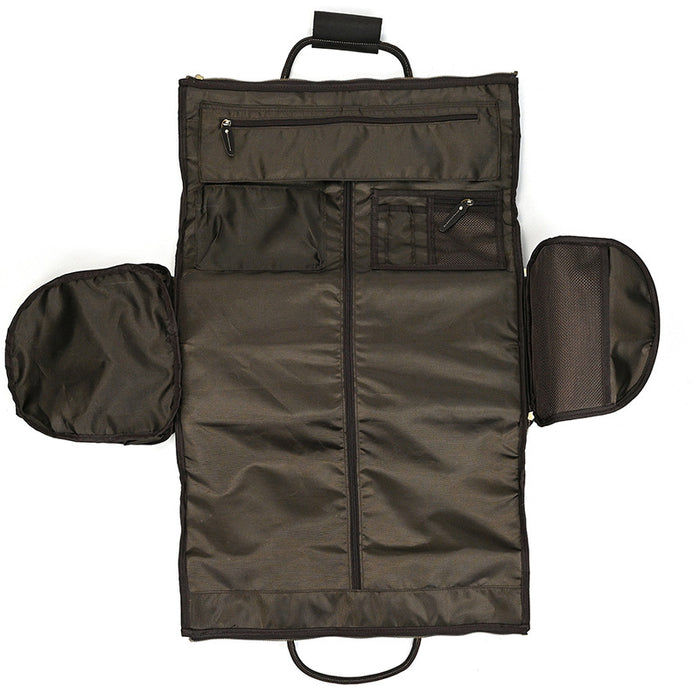 Crazy Horse 22-inch Genuine Leather Garment Bag