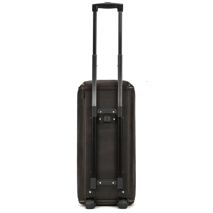 Crazy Horse 22-inch Genuine Leather Garment Bag