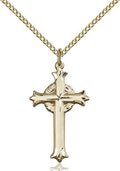 Cross medal 60112, Gold Filled
