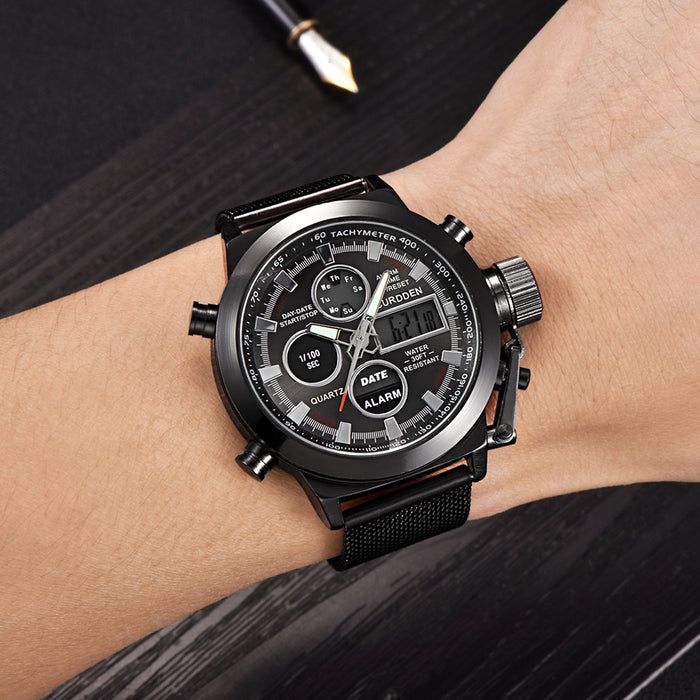 CURDDEN Water Resistant Electronic Sports Watch