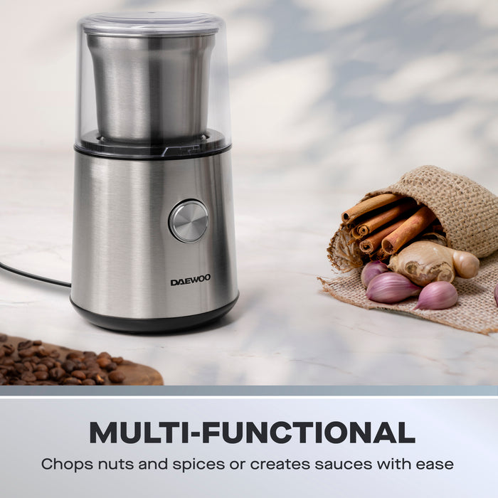 Daewoo 20 Bar Digital Compact Espresso Coffee Maker & Coffee Grinder