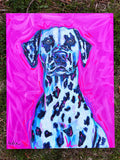 Dalmatian Original Painting on 16x20 Canvas