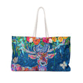 Deer and Bouquet Weekender Boat and Beach Bag