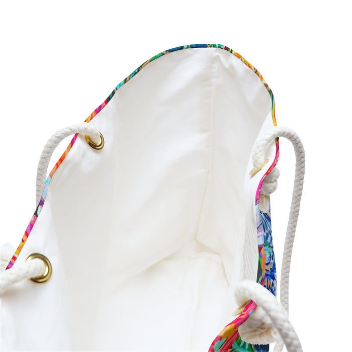 Deer and Bouquet Weekender Boat and Beach Bag