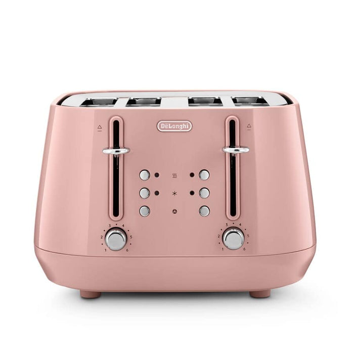 De'Longhi Eclettica 4 Slice Pink Toaster | CTY4003.PK