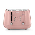 De'Longhi Eclettica 4 Slice Pink Toaster | CTY4003.PK