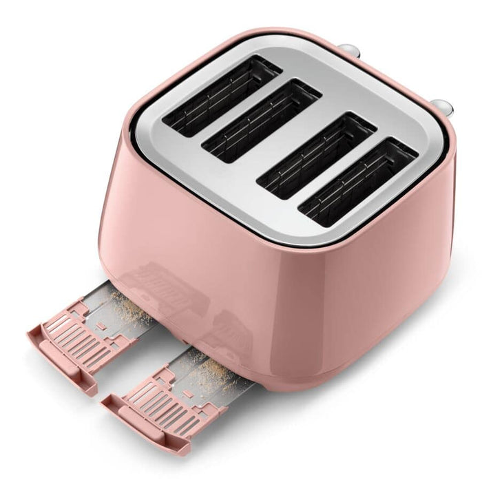 De'Longhi Eclettica 4 Slice Pink Toaster | CTY4003.PK
