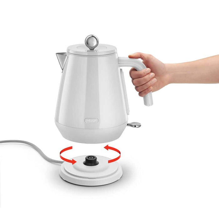 De'Longhi Eclettica White Kettle | KBY3001.W