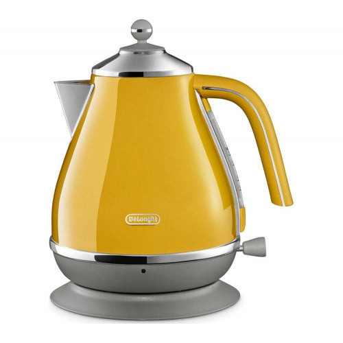 De'Longhi Icona Capitals 1.7L Jug Kettle in Yellow Model - KBOC3001Y