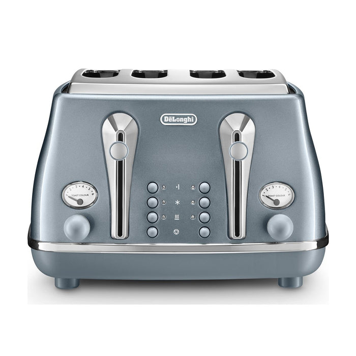 De'Longhi Icona Metallics Blue Toaster |  CTOT4003.AZ