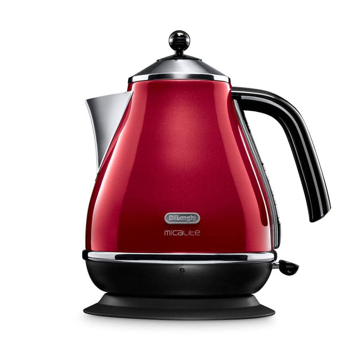 De'Longhi Icona Micalite Red Metallic Kettle | KBOM3001.R