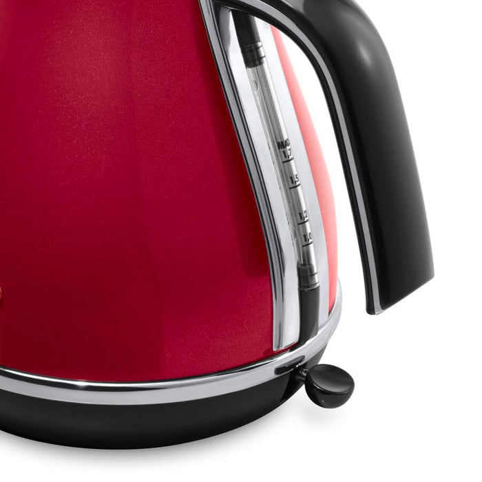 De'Longhi Icona Micalite Red Metallic Kettle | KBOM3001.R