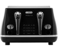 De'Longhi Micalite 4 Slice Black Toaster |CTOM4003.BK