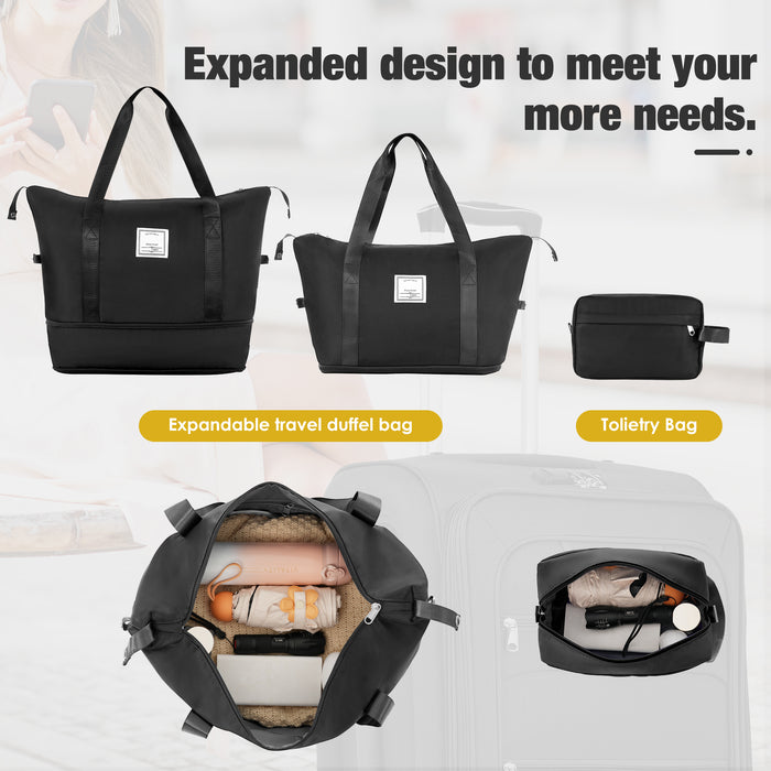 DESTINATION 5 Piece COMBO Set with Duffel Bag-22" 26" 30"