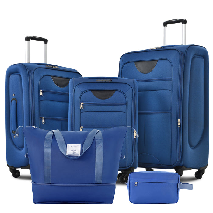 DESTINATION 5 Piece COMBO Set with Duffel Bag-22"-26"-30"
