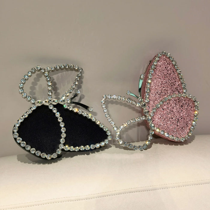 Diamond Butterfly Clutch