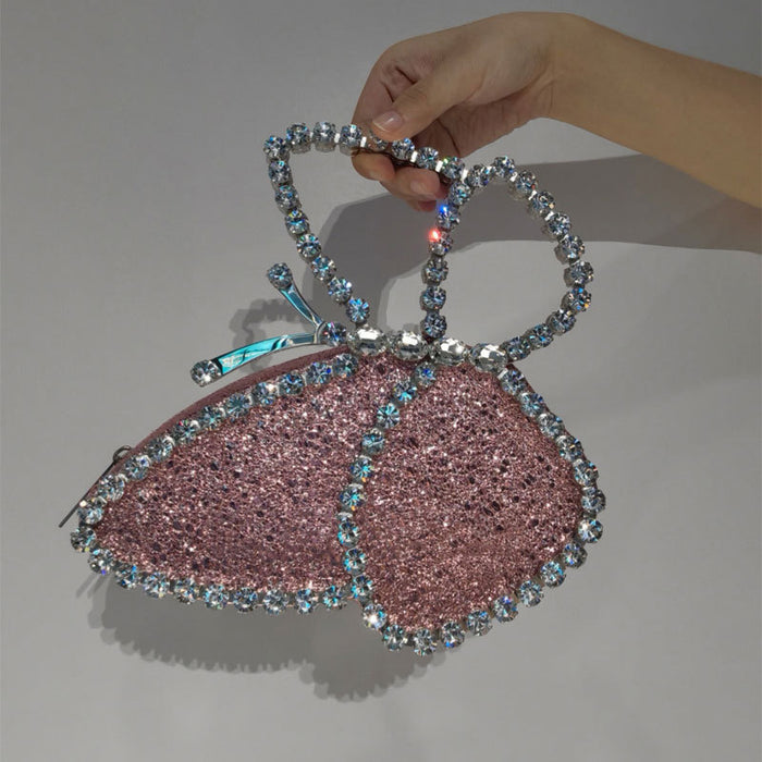 Diamond Butterfly Clutch