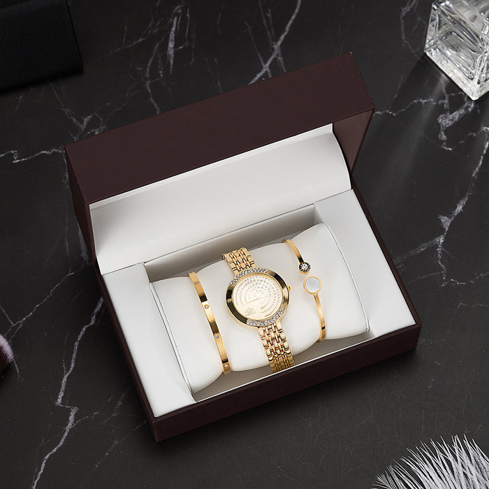 Diamond Circle Women's Watch Gift Set