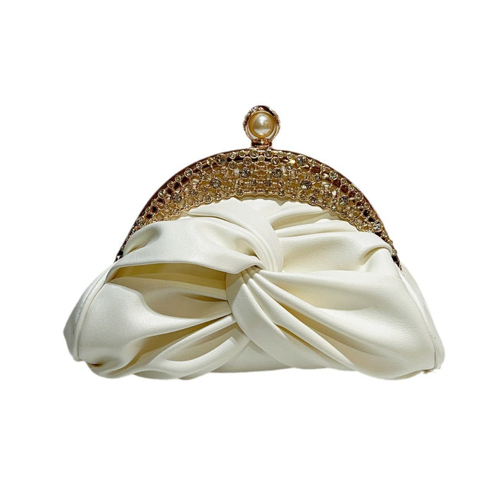 Diamond-Embedded Socialite Clutch
