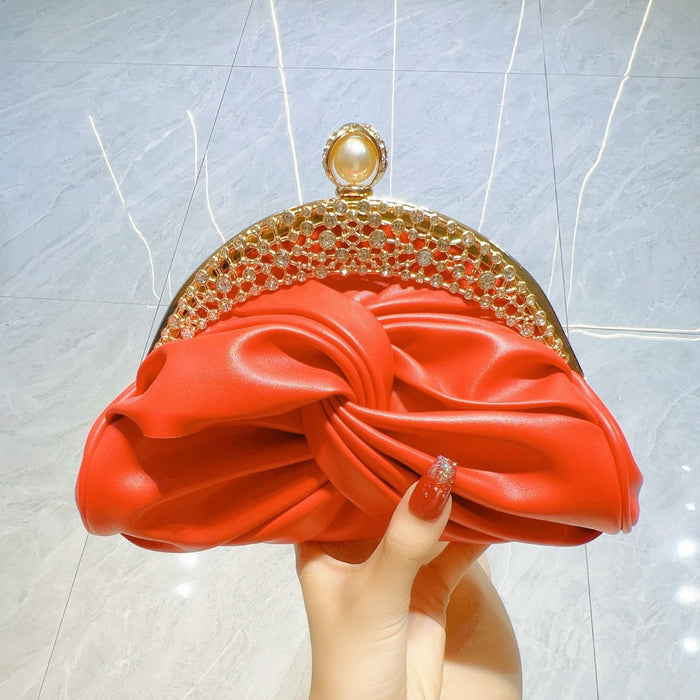 Diamond-Embedded Socialite Clutch