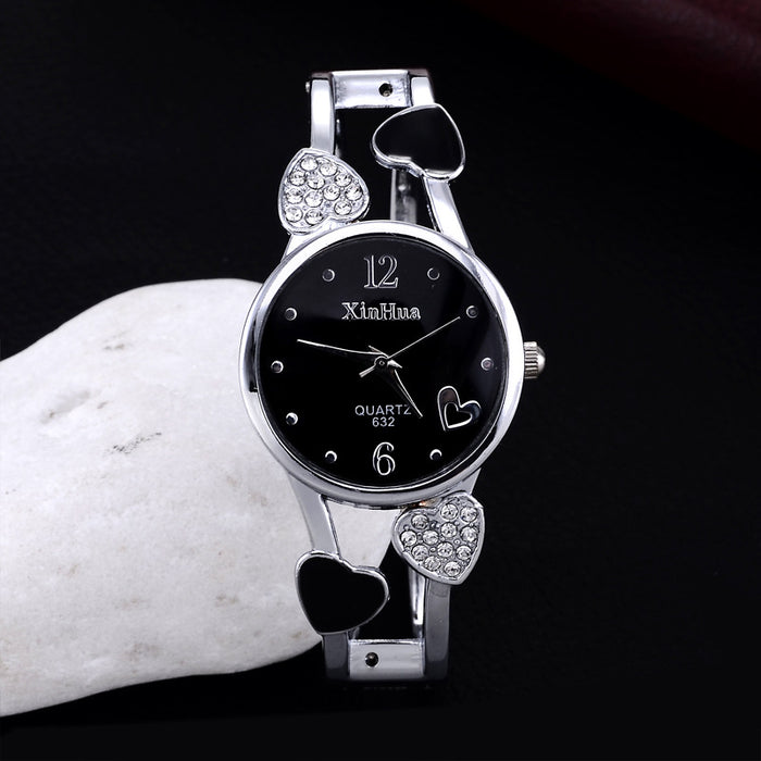 Diamond HEART Bracelet Watch
