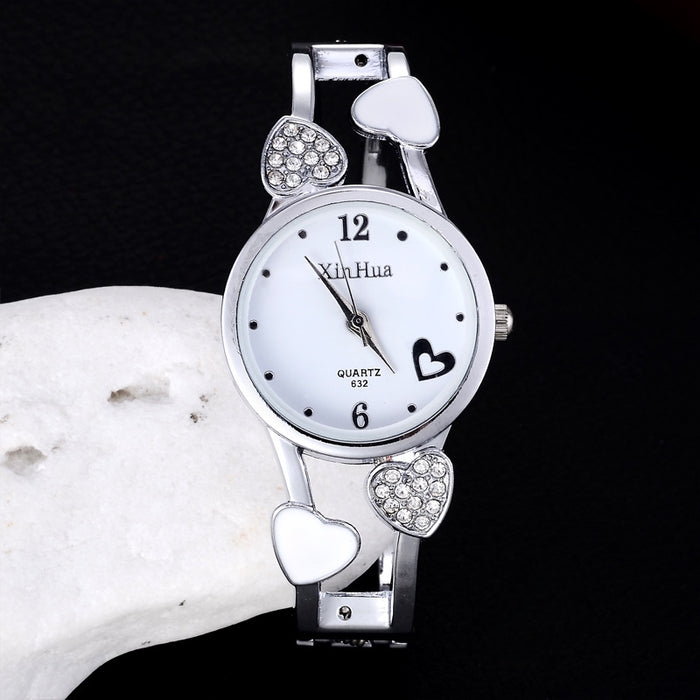 Diamond HEART Bracelet Watch