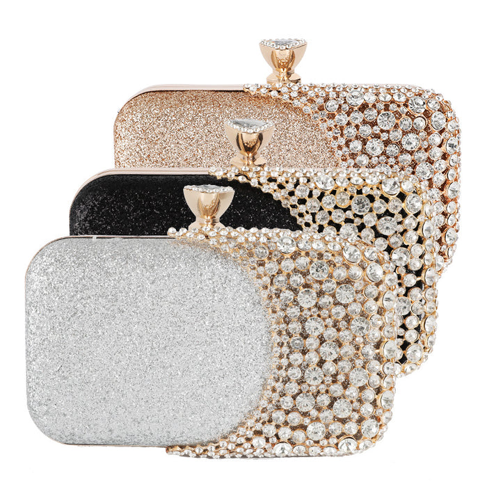 Diamond Inlaid Evening Bag