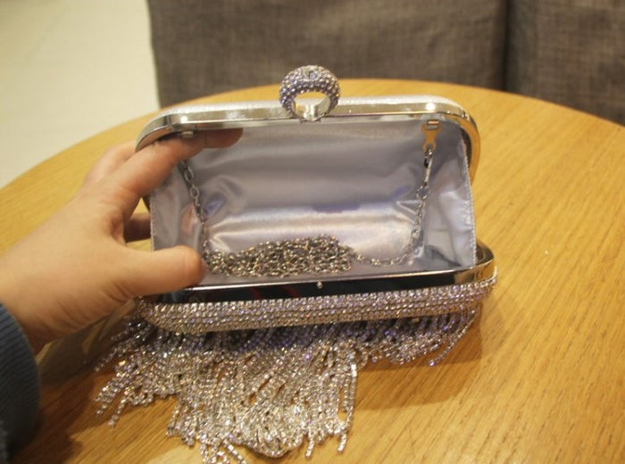 Diamond Ladies Ring Evening Bag