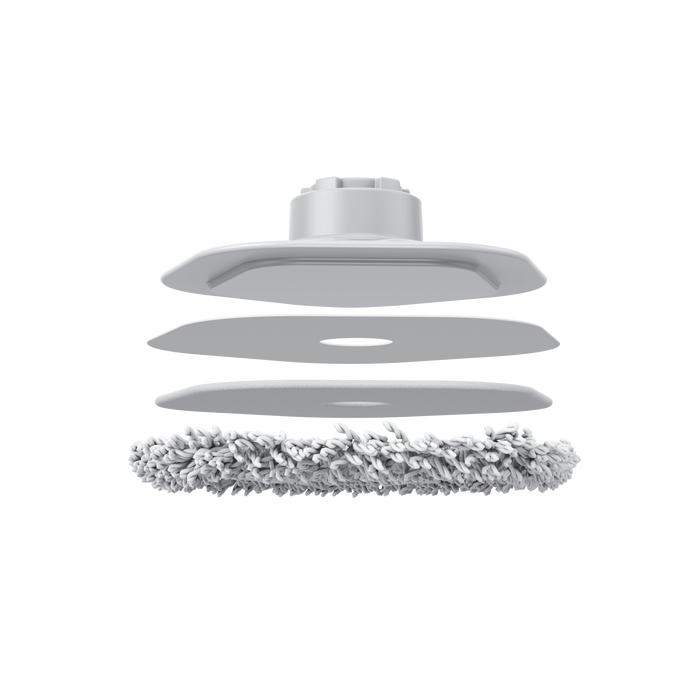Dreame W10 rotary mop pad layers showcasing soft microfiber design.