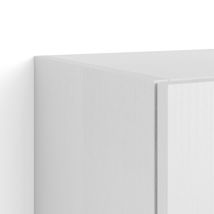 Easy Wall Unit 40.94 in, with Flap Door, Ashwood White
