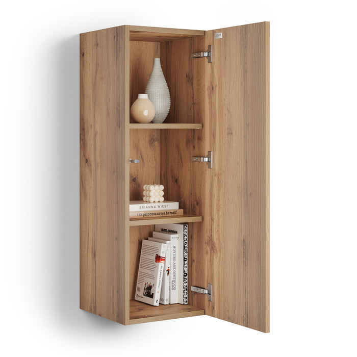 Easy Wall Unit 40.94 in, with Lift Up Door, Rustic Oak