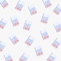"EAT SLEEP SEW" Woven Label Pack - Kylie And The Machine - Simplifi Fabric