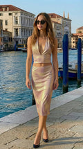 ELAN TOP | CHAMPAGNE ROSE - Love McNicoll