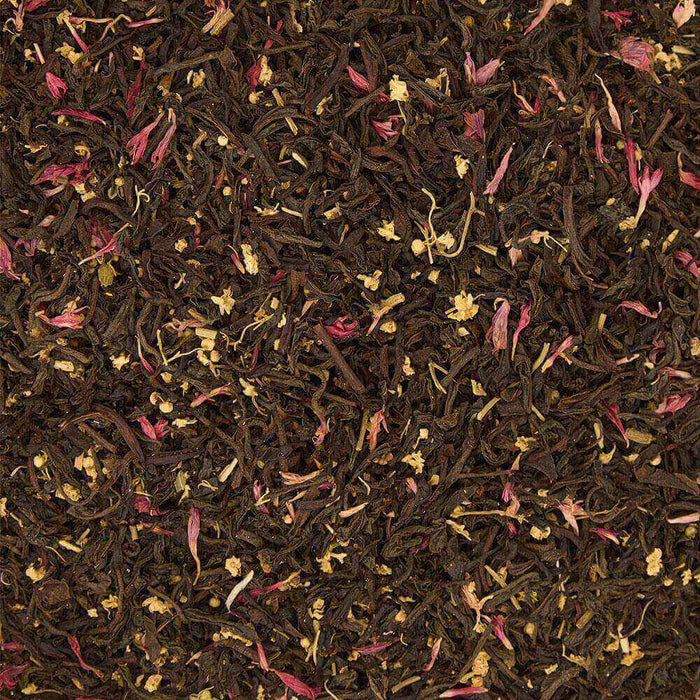 elderflower earl grey tea flat lay
