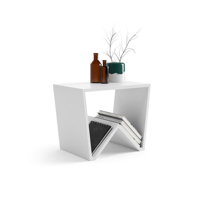 Emma low Coffee table, Matt White