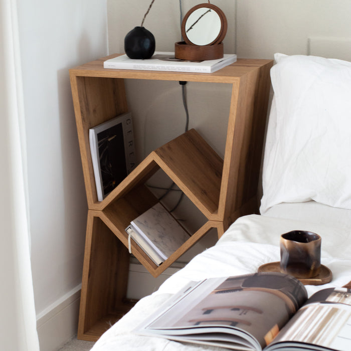 Emma low Coffee table, Rustic Oak
