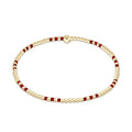 ENEWTON-Gameday-Hope-Joy-Pattern-2mm-Bead-Bracelet-Crimson