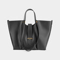 Euro Style Genuine Leather Tote Bag