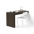 Evolution Desk 47.2 x 23.6 in, Dark Walnut with One Leg