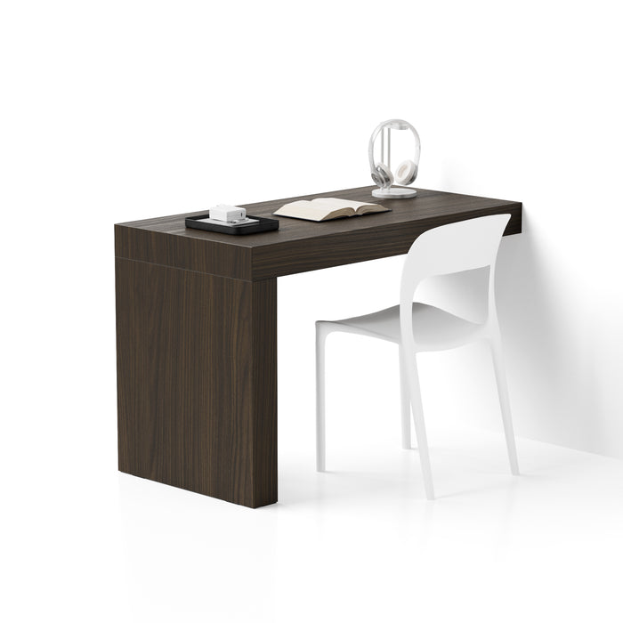 Evolution Desk 47.2 x 23.6 in, Dark Walnut with One Leg