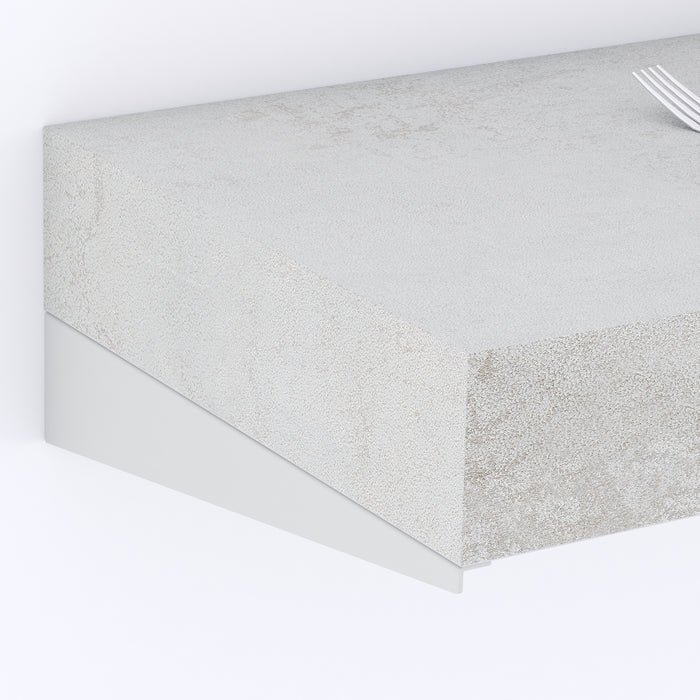 Evolution Extra Large Bar Shelf 47.2x15.7 in, Concrete Effect, Grey