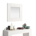 Evolution Square Wall Mirror, 28.7 x 28.7 in, Ashwood White