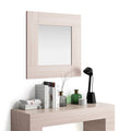 Evolution Square Wall Mirror, 28.7 x 28.7 in, Pearled Elm