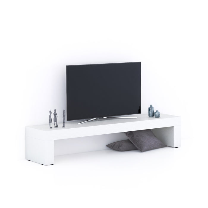 Evolution TV Stand 70.8x15.7 in, Ashwood White