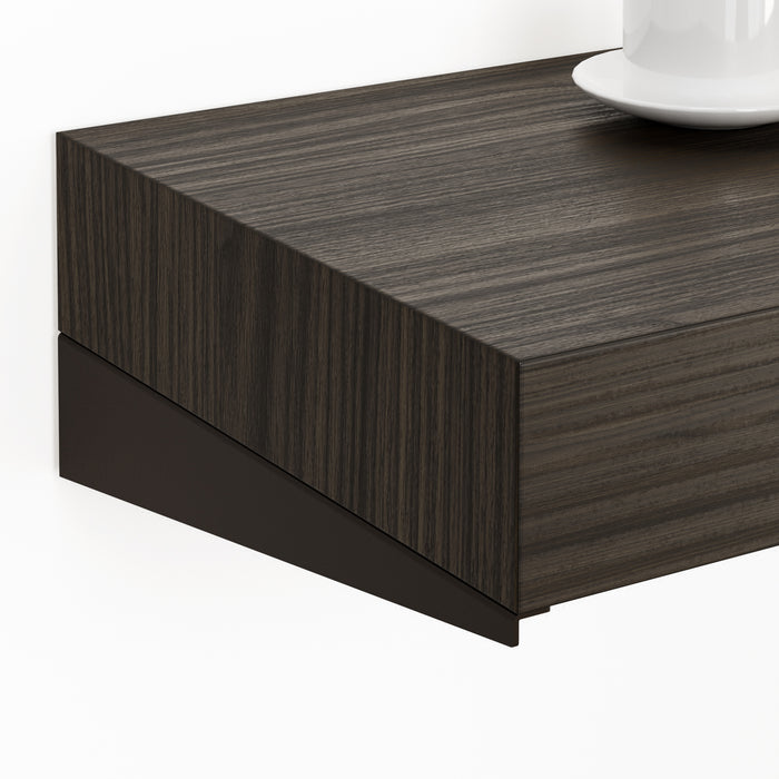 Evolution wall mounted desk 35.4x15.7 in, Dark Walnut
